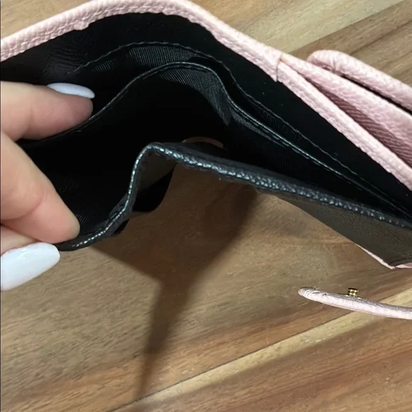 Dolce & Gabbana Pink Leather Wallet (Queen with crown)